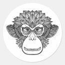 Search for zen doodles stickers Monkey