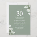 Search for sage green birthday invitations Greenery