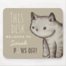 Search for paw print mousepads Kitten