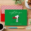 Search for cash envelopes Snoopy christmas cash