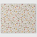 Search for mushrooms wrapping paper Rustic