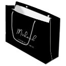 Search for groomsmen gift bags Black