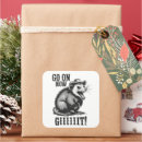 Search for woodland creature stickers Racoon