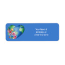 Search for planet return address labels Earth