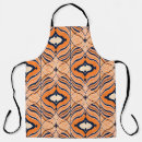 Search for oriental pattern aprons Black