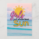 Search for pink sun postcards For her