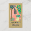 Search for property business cards Real estate