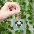 Search for cute pug key rings Pet