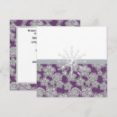Search for purple lace wedding invitations Vintage