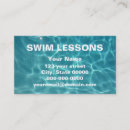 Search for swim instructor business cards Teacher