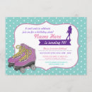 Search for rollerskate birthday invitations Rollerskating