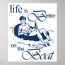 Search for funny boating posters Navy blue