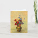 Search for flowers in a vase cards Odilon redon
