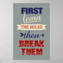 Search for break the rules posters Funny