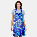 Search for stained glass mosaic aprons Blue