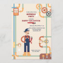 Search for mechanic birthday invitations Industrial