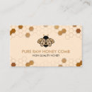 Search for honeycomb business cards Honey bee