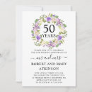 Search for rustic 50th anniversary invitations Watercolor