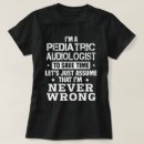 Search for audiologist tshirts Job