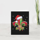 Search for fleur de lis christmas cards Xmas