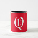 Search for initial q mugs Elegant
