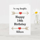 Search for daughter 14th birthday cards For her