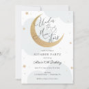 Search for under the stars birthday invitations Gold