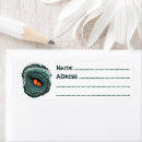 Search for crocodile return address labels Reptile