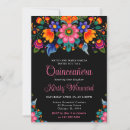 Search for mexican fiesta quinceanera invitations Black