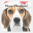 Search for beagle christmas stickers Cute