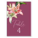 Search for lily table cards Pink
