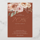 Search for floral 75th birthday invitations Bohemian
