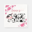 Search for cow napkins First birthday