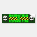 Search for zombies bumper stickers Biohazard