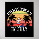 Search for vintage santa posters Tropical