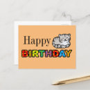 Search for cute tiger birthday cards Kitten