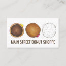 Search for donut shop business cards Baked goods
