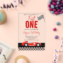 Search for cars 1st birthday invitations First birthday party
