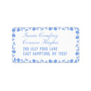 Search for delft blue return address labels Floral
