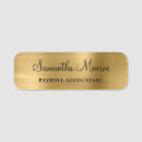 Search for golden name tags Modern