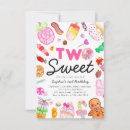 Search for girls cupcake birthday invitations Two sweet