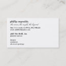 Search for myth business cards Legend