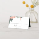 Search for modern wedding wedding place cards Coral