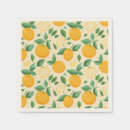 Search for citrus fruit napkins Yellow