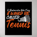 Search for sports humour posters Badminton training
