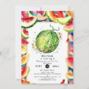 Search for watermelon birthday invitations Simple