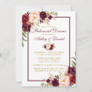 Search for watercolor floral rehearsal dinner invitations Rustic