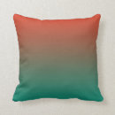 Search for tangerine cushions ombre