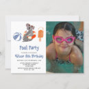 Search for swimming birthday invitations Summer