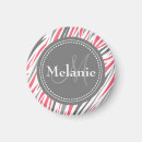 Search for zebra and pink magnets White